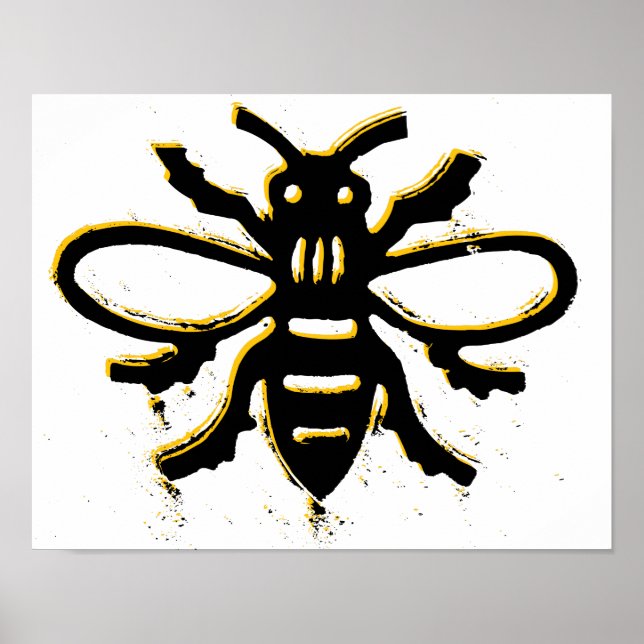 Bee design Poster (Front)