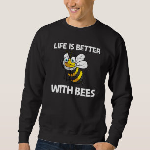 Bee Designs For Men Women Beekeeper Honey Bee 2 Sweatshirt