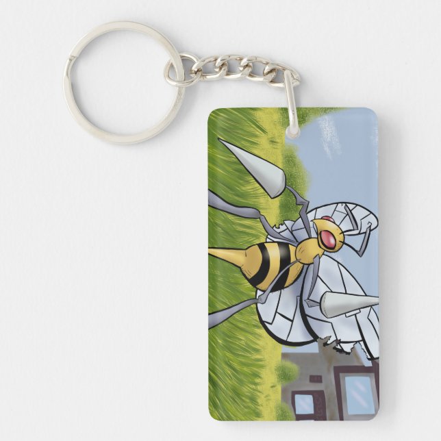 Bee Drill Key Ring (Front)