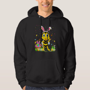 Bee Easter Egg Hunt Bunny Bee Easter Sunday Hoodie