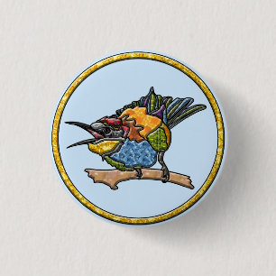 Bee Eater Bird 3 Cm Round Badge