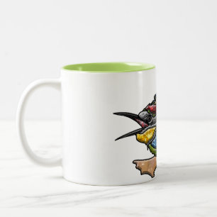 Bee Eater Bird Two-Tone Coffee Mug