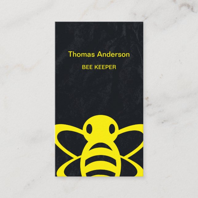 Bee Farm Bee Keeper Business Card (Front)