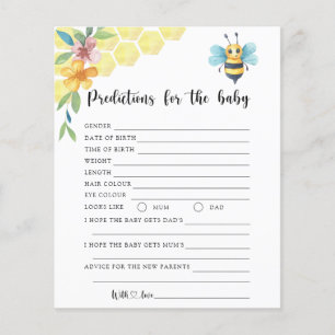 Bee floral - baby predictions and advice