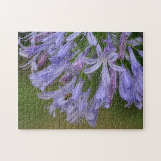 Bee Flower Floral Nature Puzzle (Horizontal)