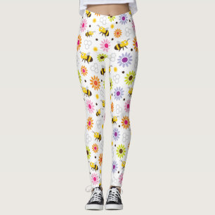 Bee & Flowers Leggings
