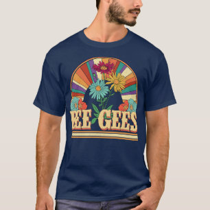 Bee Flowers Name Gees Personalised Gifts Retro Sty T-Shirt