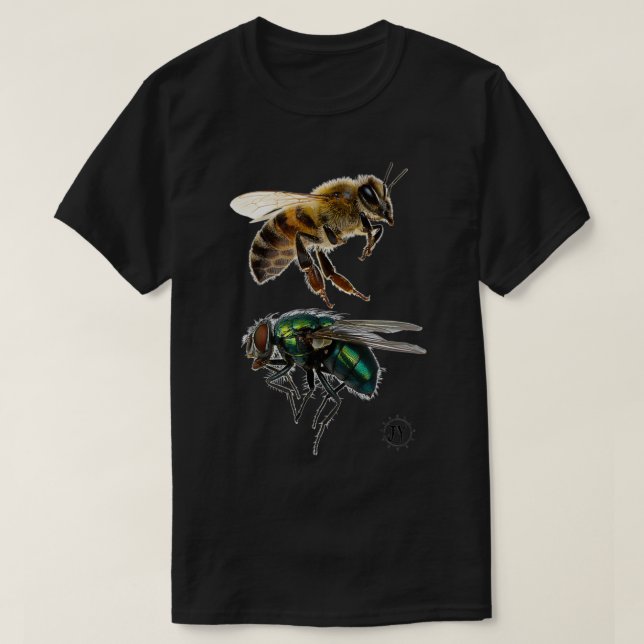 Bee Fly  T-Shirt (Design Front)