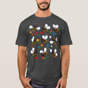 Bee For Kids Stickers T-Shirt