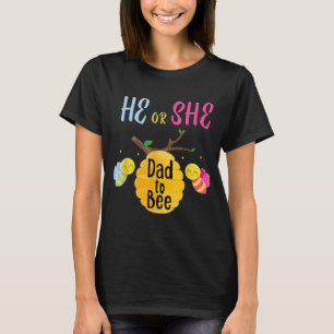 Bee Gender Reveal for Dad Bee themed Party T-Shirt