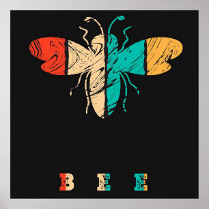 Bee Gifts ,I Love Bee, Beekeeping Gift,Bee Saying Poster