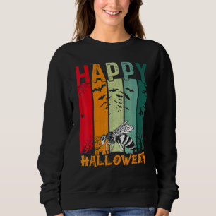 Bee   Girls Boys Retro Style Halloween Dinner Part Sweatshirt