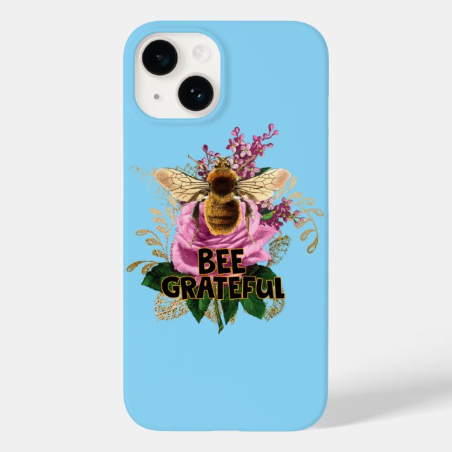 Bee Grateful Case-Mate iPhone Case (Back)