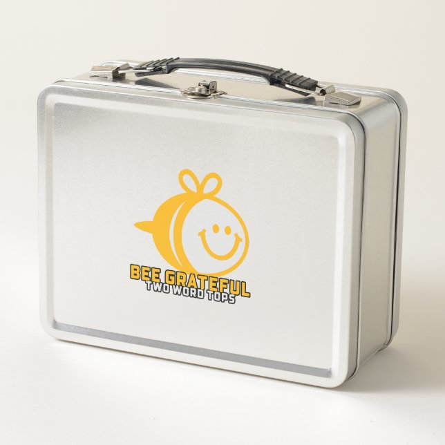 Bee Grateful T.W.T Lunchbox (Front)