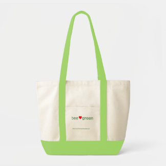 Bee Green Canvas Bag