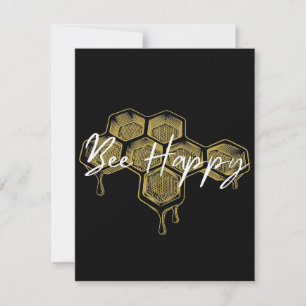 Bee Happy Bee Gifts ,I Love Bee, Beekeeping Gift Invitation
