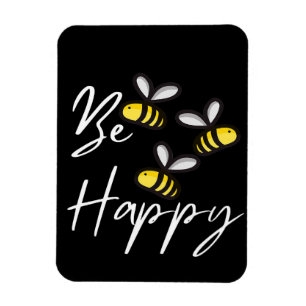Bee Happy Bee Gifts ,I Love Bee, Beekeeping Gift Magnet