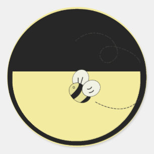 Bee Happy Bumble Bee Envelope Seal Stickers