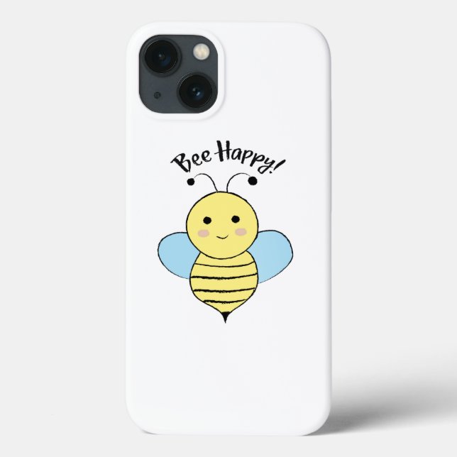 Bee Happy Case-Mate iPhone Case (Back)