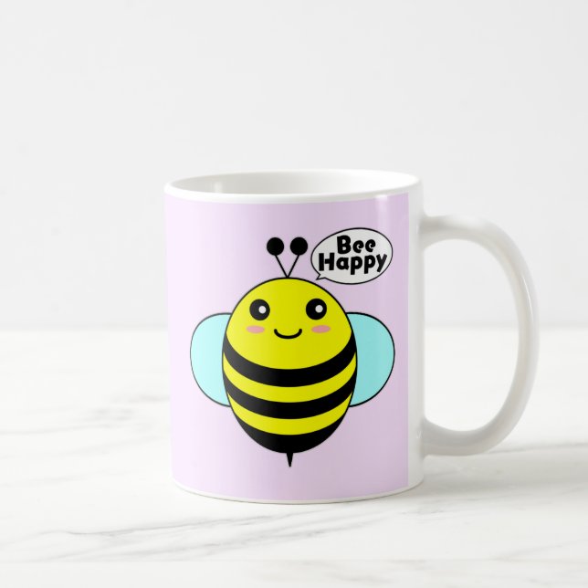Bee Happy Coffee Mug (Right)