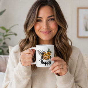 Bee Happy Coffee Mug