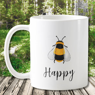 Bee Happy Coffee Mug