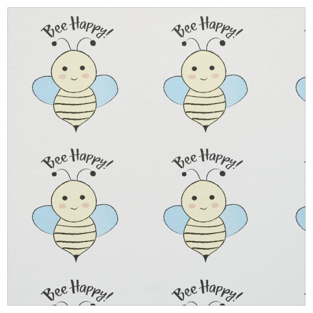 Bee Happy Fabric (Swatch)