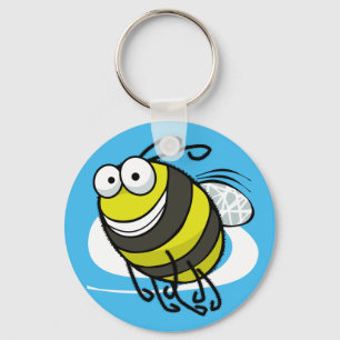 Bee Happy Key Ring