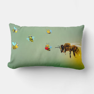 Bee Happy Lumbar Cushion