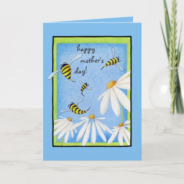 Bee Happy Mother's Day Card (Front)