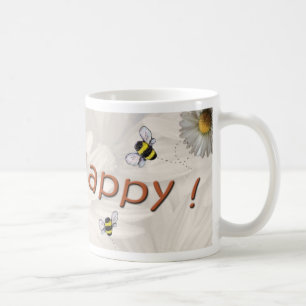 "Bee Happy" Mug