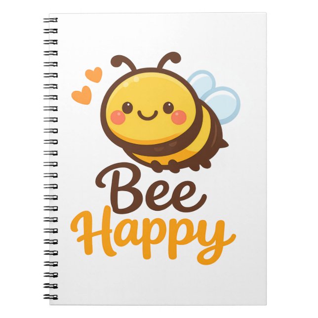 Bee Happy Notebook (Front)