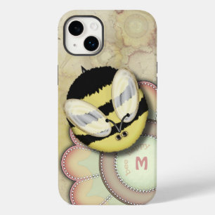Bee Happy Personalised Monogram Case-Mate iPhone 14 Plus Case