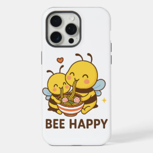 Bee Happy Sticker – Cute Bees Sharing Ramen" iPhone 15 Pro Max Case