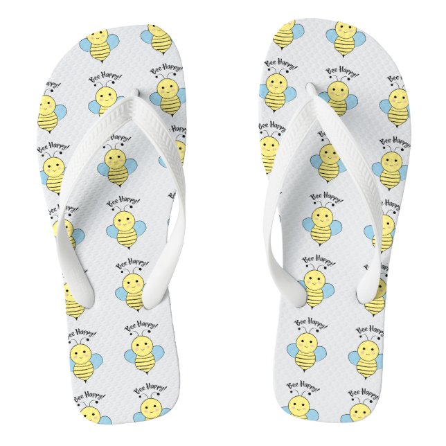 Bee Happy Thongs (Footbed)
