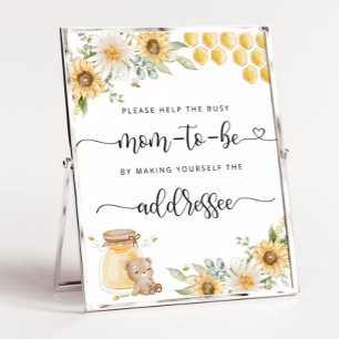 Bee Help the Busy Mum Address an Envelope Poster