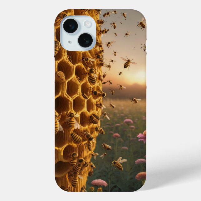 Bee Hive Case-Mate iPhone Case (Back)
