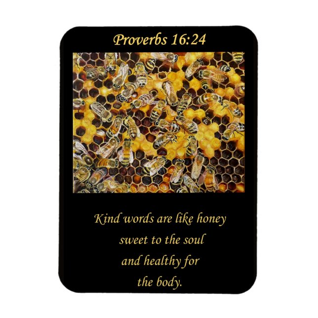 Bee Hive. Christian gift Magnet (Vertical)