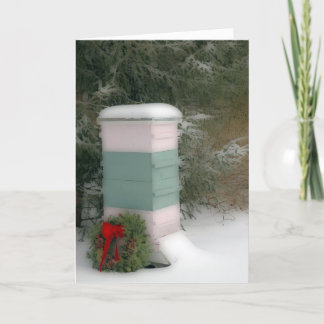 Bee Hive Holiday Card