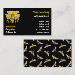 Bee Hive Honey Business Card