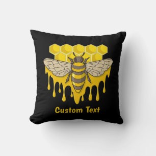 Bee Hive Honey Cushion