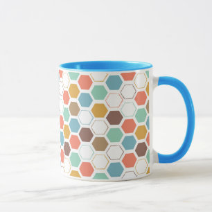 Bee Hive Module Pattern Mug