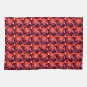 Bee Hive Pattern Tea Towel