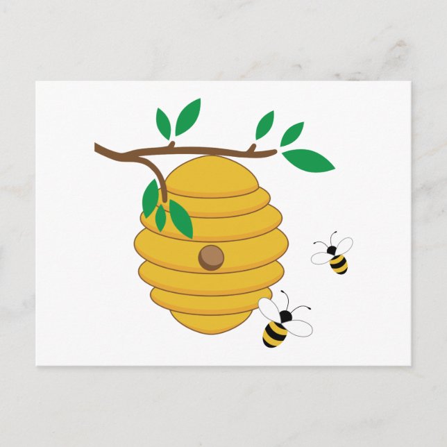 Bee Hive Postcard (Front)