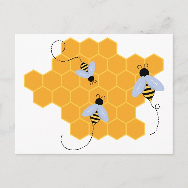 Bee Hive Postcard (Front)