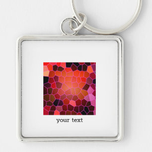 Bee Hive Red Key Ring