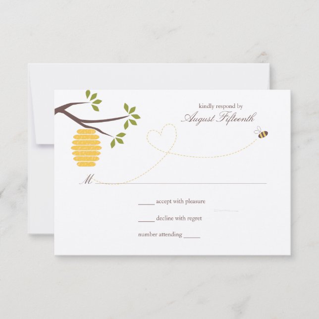 Bee Hive Wedding Response (Front)