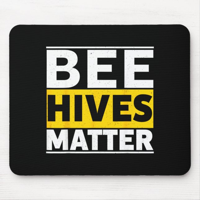 Bee Hives Mouse Pad (Front)