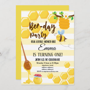 bee, honey bee, honey comb , Bumble bee Invitation