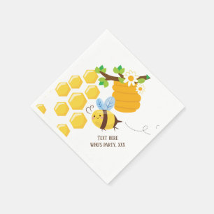 bee, honey bee, honey comb , Bumble bee Napkin